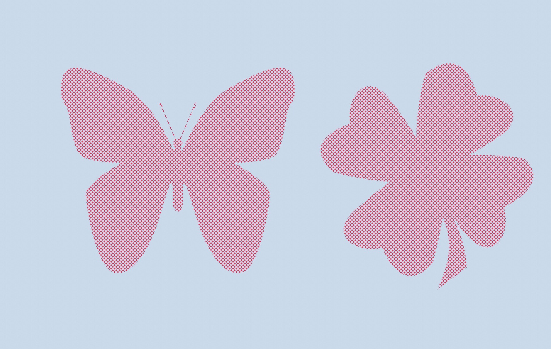 蝴蝶、花瓣、雪花等图案PS笔刷