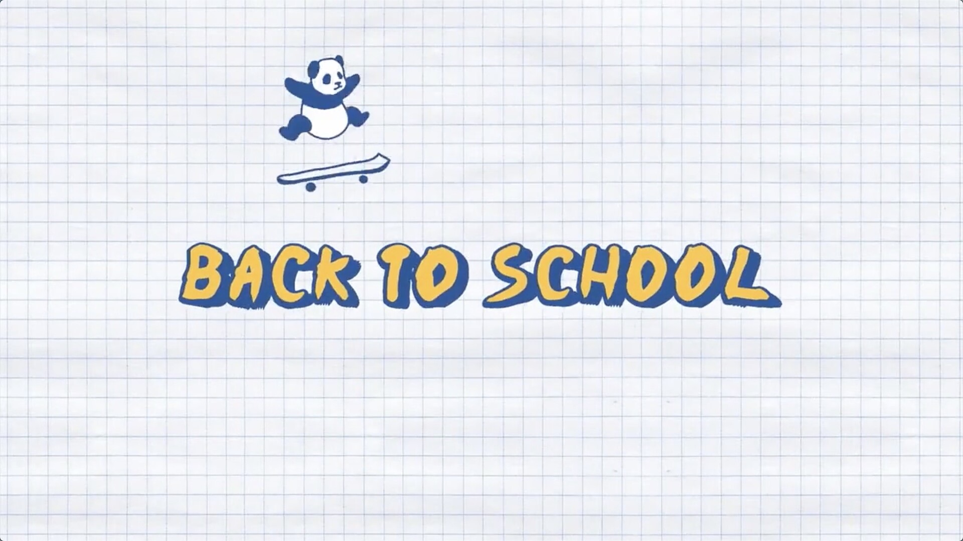 PR模板-快乐开学返校有趣卡通手绘图形动画 Back to School Hand Drawn Pack