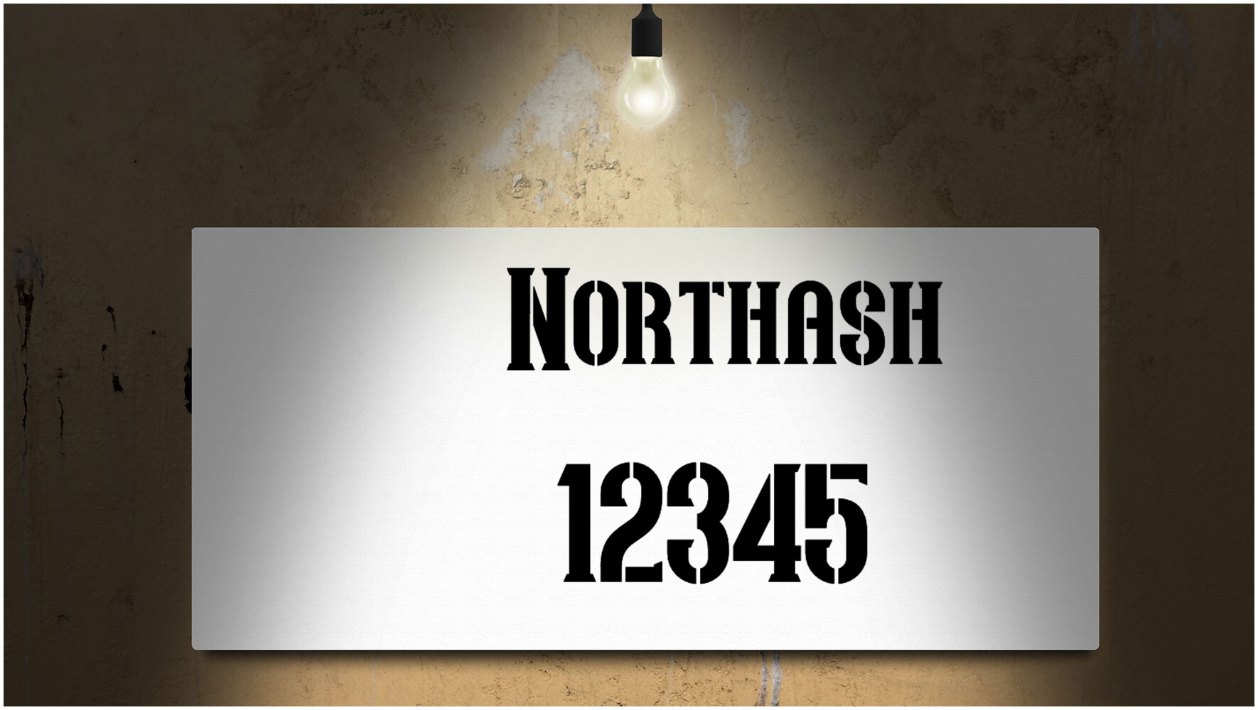 Northash复古设计字体