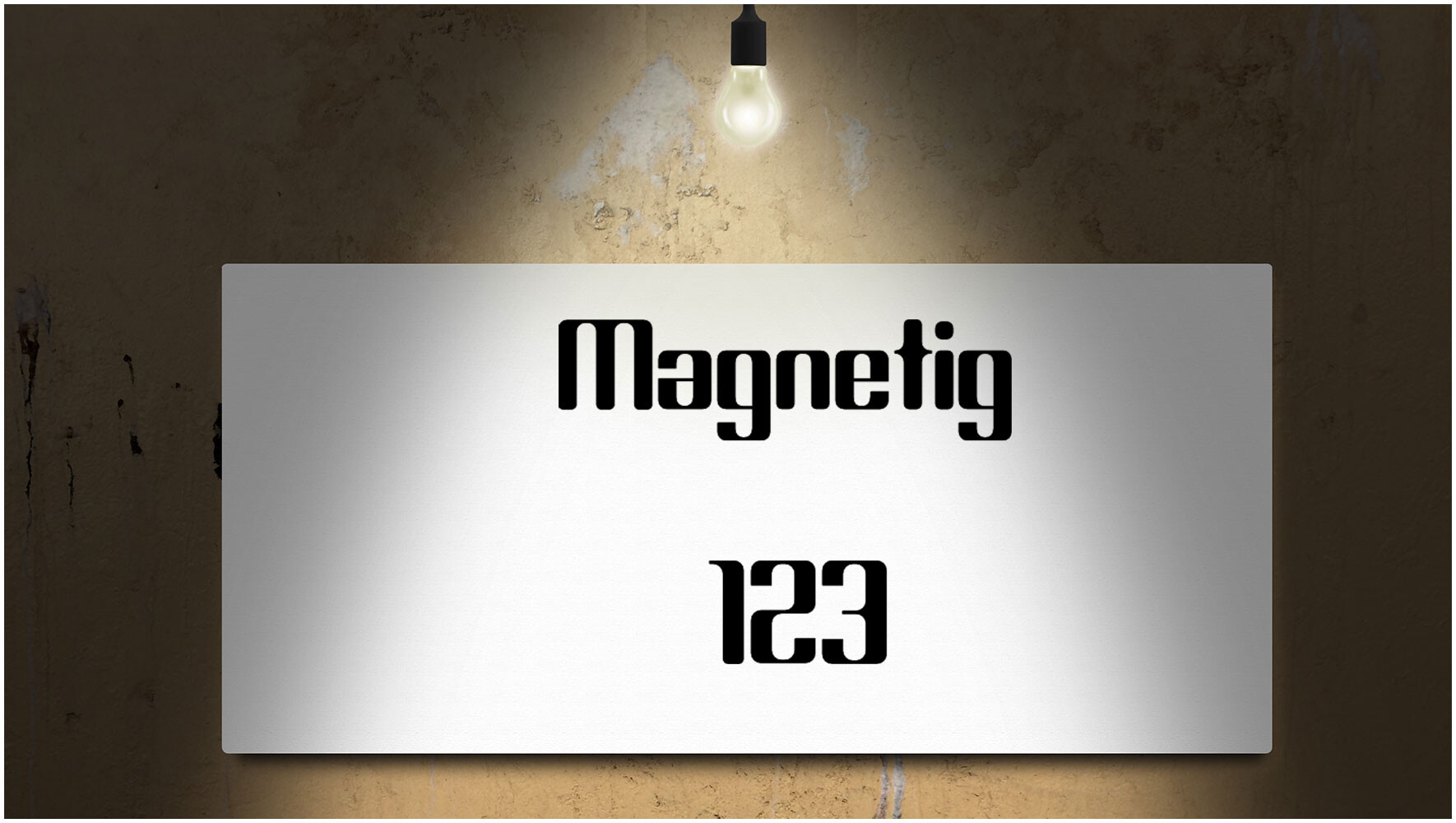Magnetig现代显示字体