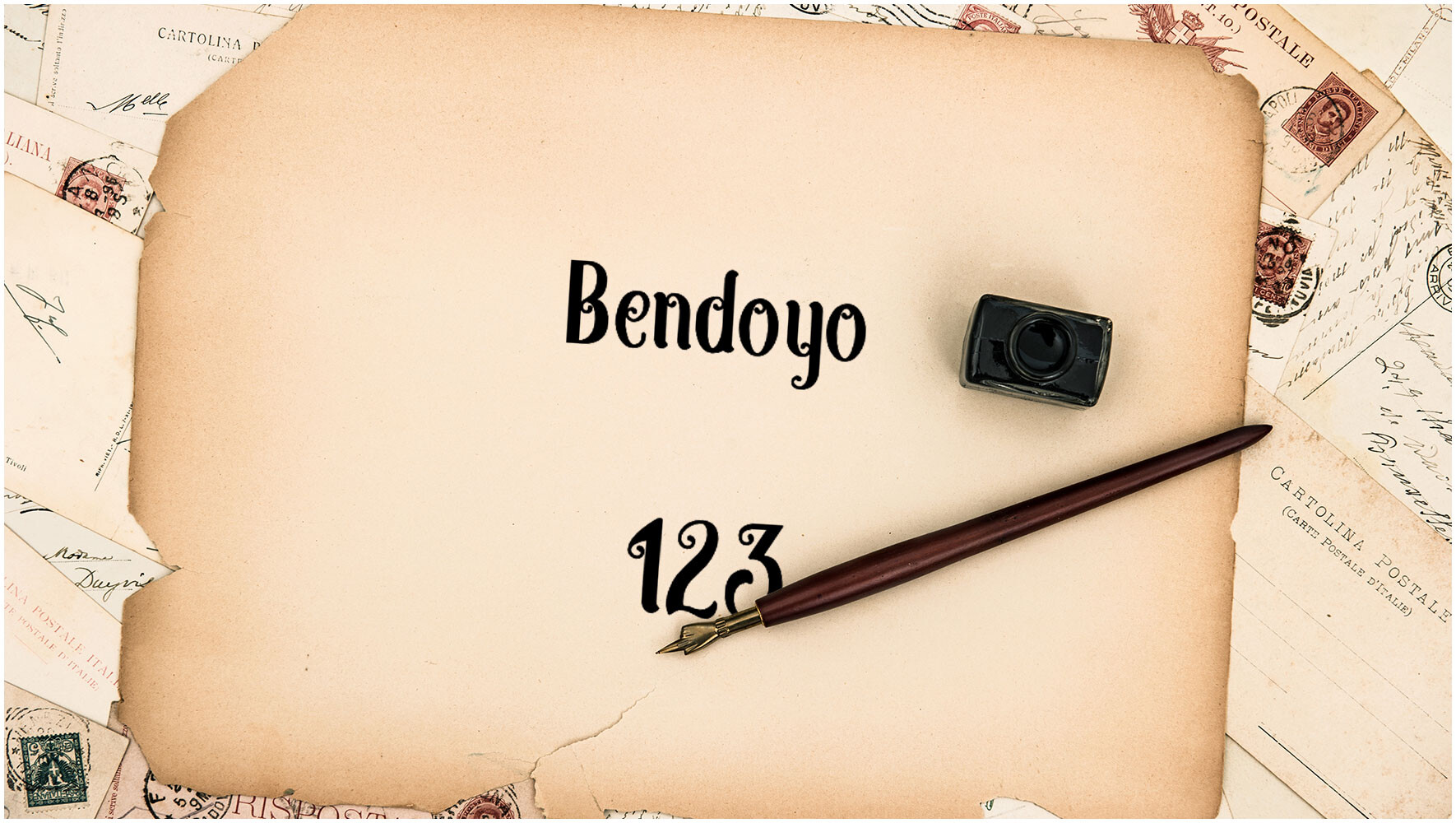 时尚设计字体Bendoyo