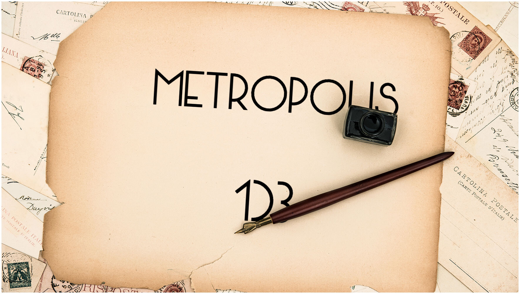 Metropolis艺术风格字体