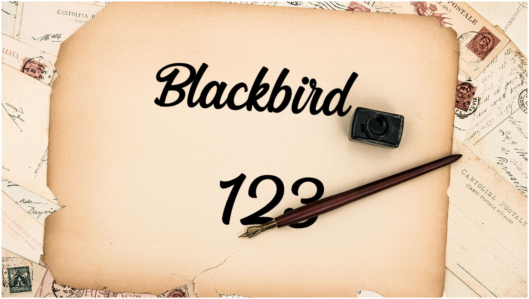Blackbird创意字体