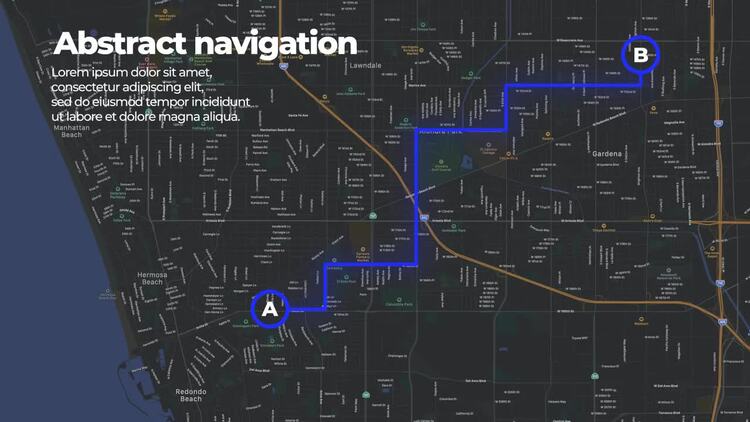 MOGRT 地图路线动画PR动态图形模板