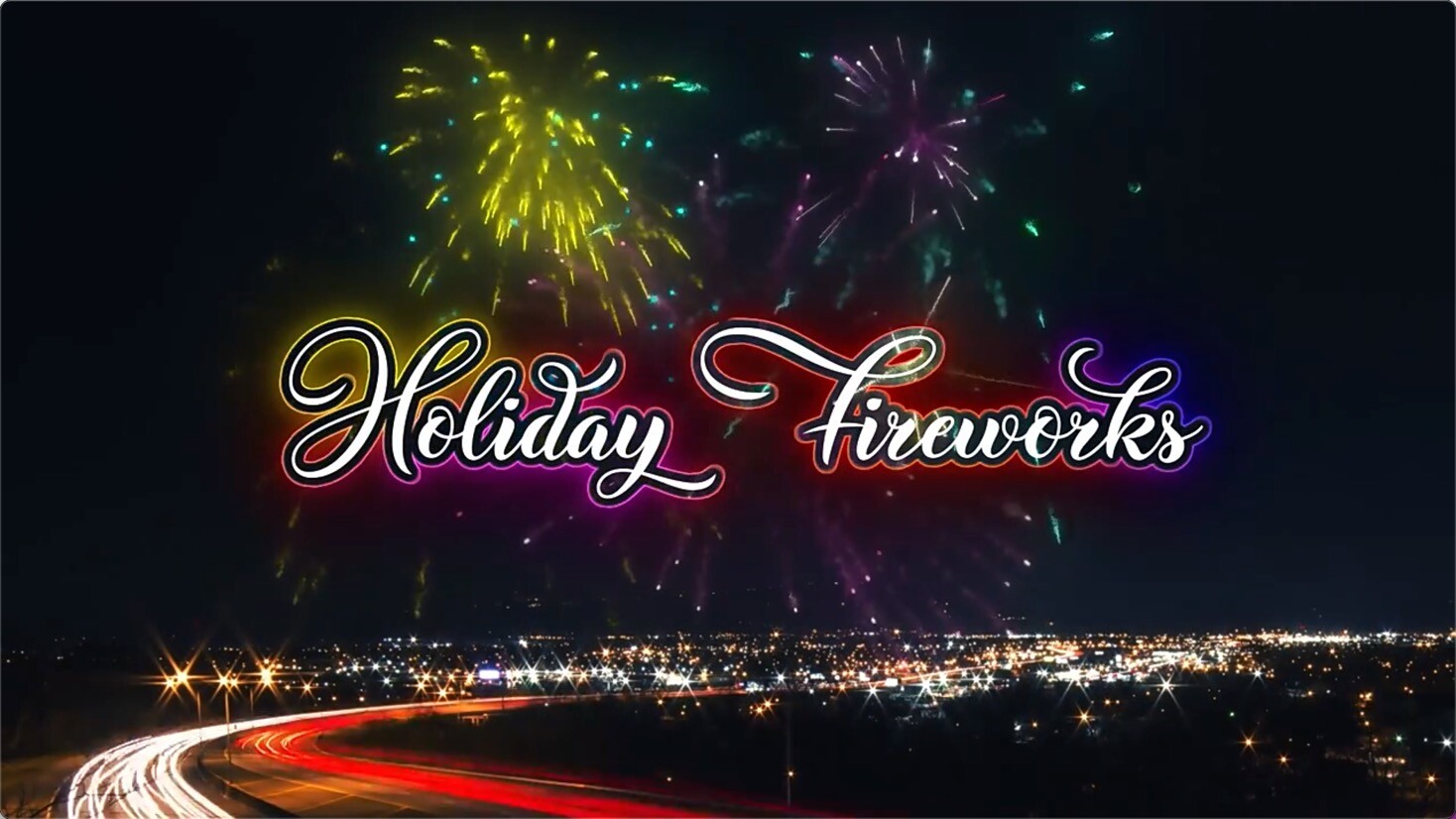 FCPX插件-9组喜庆节日烟花爆炸特效动画Holiday Fireworks Pack