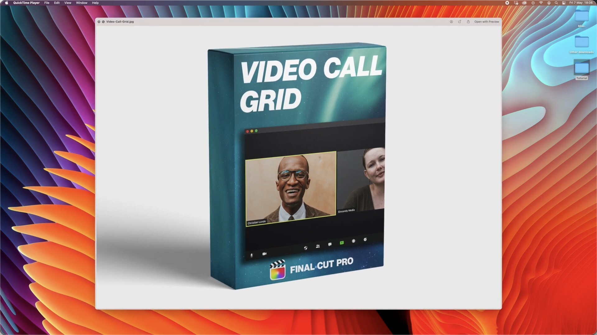 fcpx插件:Video Call Grid视频通话网格
