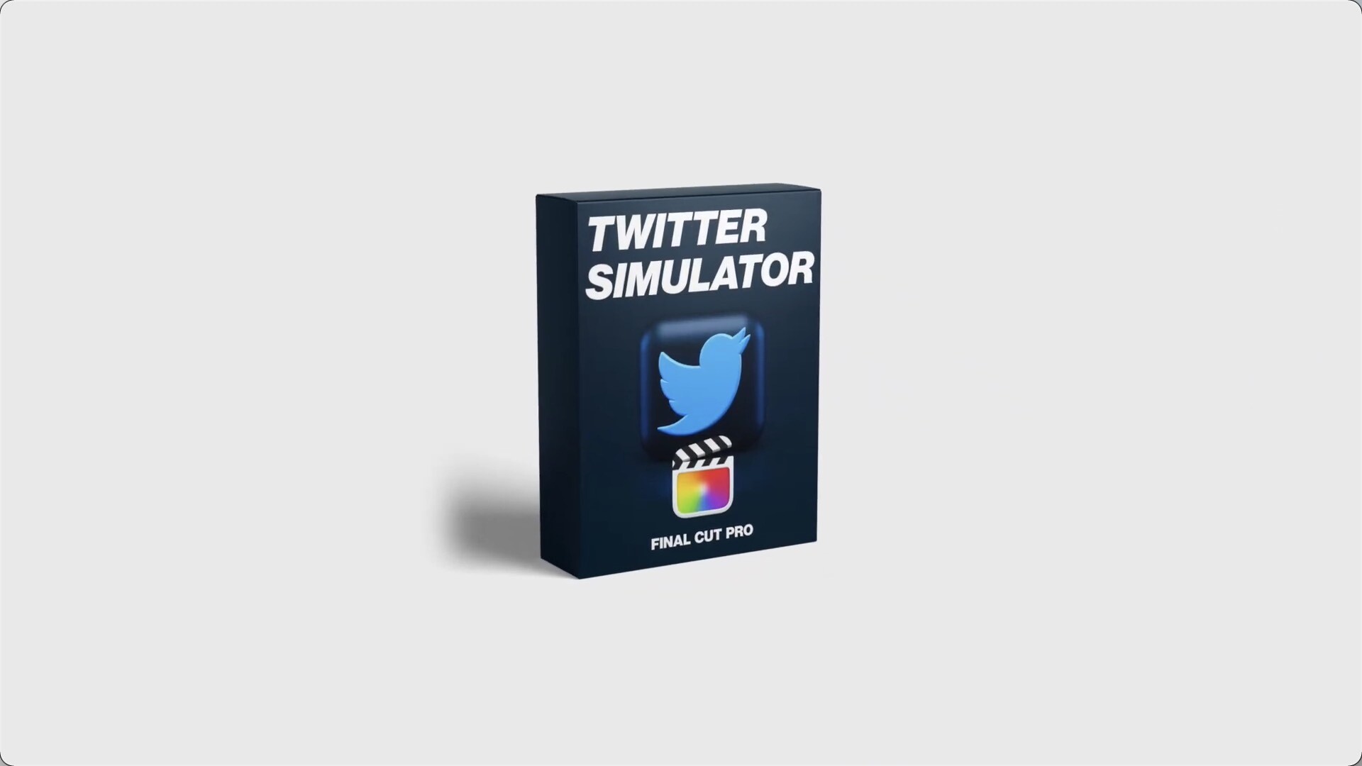 fcpx插件:Twitter风格序列(Twitter Simulator)
