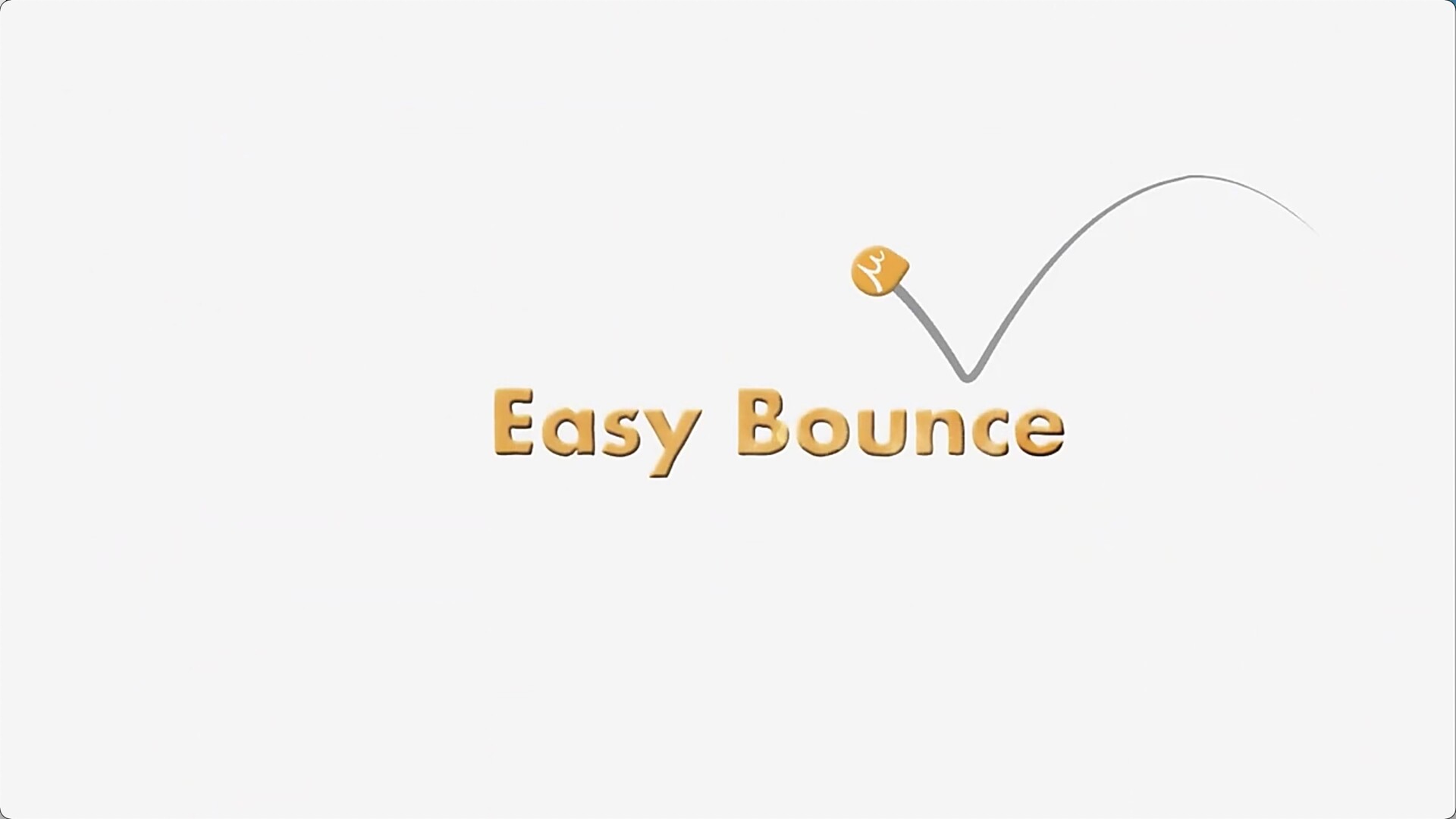 AE脚本-MG弹跳动画制作专业版 Easy Bounce Pro 