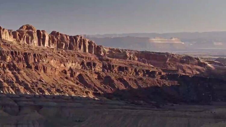 无人机航拍美国西部美景4K视频屏保11
