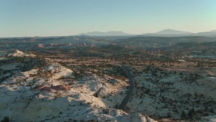 无人机航拍美国西部美景4K视频屏保16