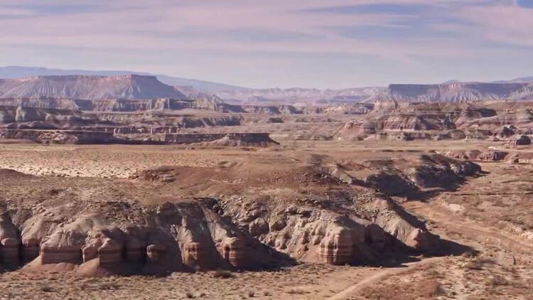 无人机航拍美国西部美景4K视频屏保23