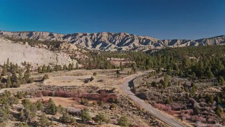 无人机航拍美国西部美景4K视频屏保27