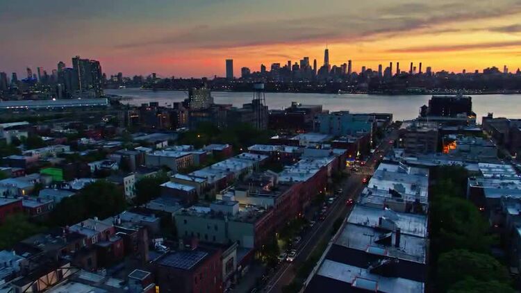 美国纽约航拍视频Mac屏保10