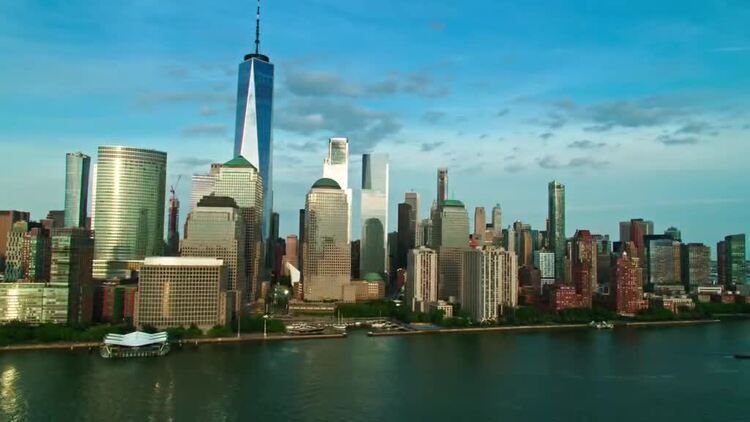 美国纽约航拍视频Mac屏保22