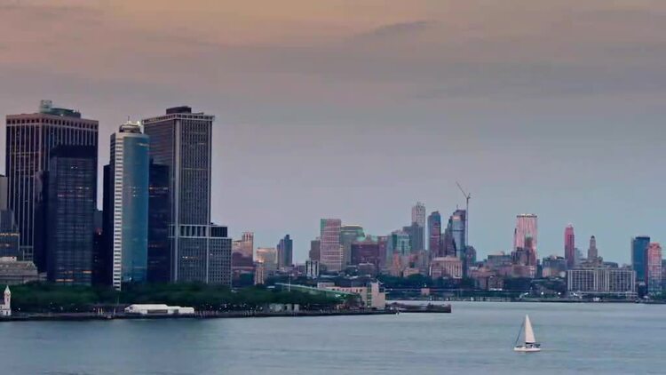 美国纽约航拍视频Mac屏保23