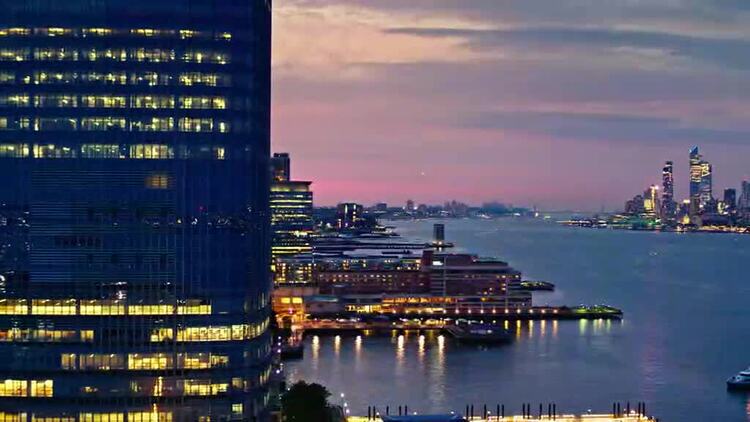 美国纽约航拍视频Mac屏保25