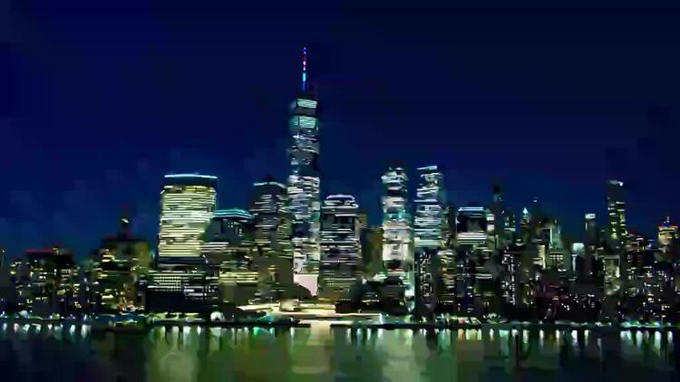 美国纽约航拍视频Mac屏保28
