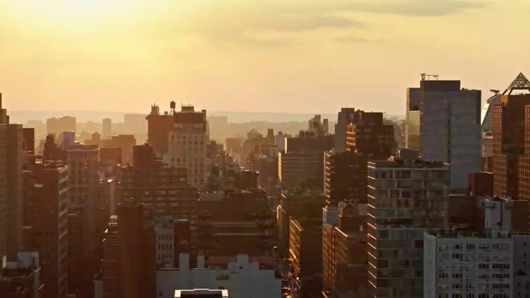 美国纽约航拍视频Mac屏保35