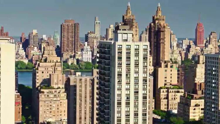 美国纽约航拍视频Mac屏保40
