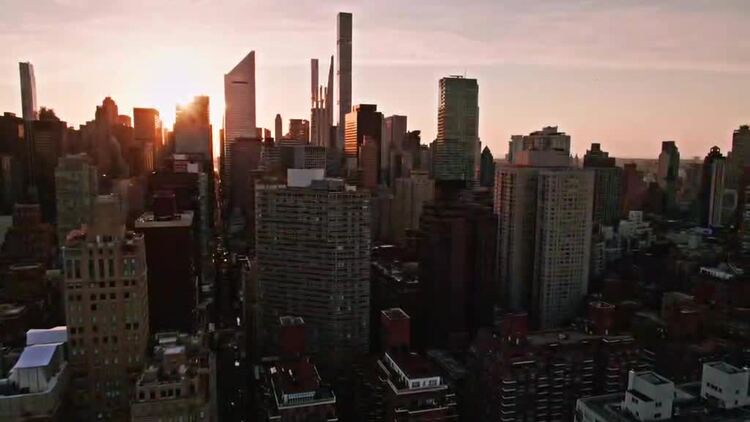 美国纽约航拍视频Mac屏保43