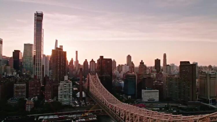 美国纽约航拍视频Mac屏保44