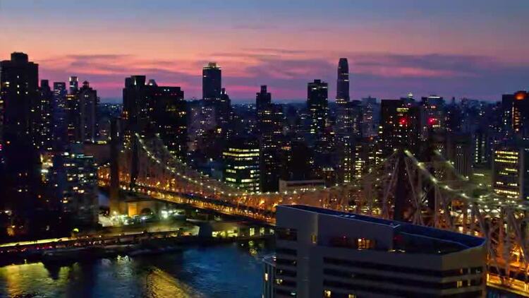美国纽约航拍视频Mac屏保47