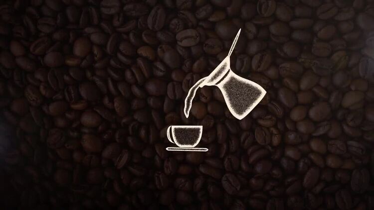 咖啡屋标志AE模板
