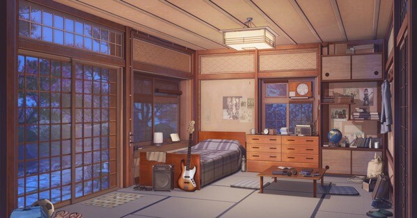 日式客厅场景高清动态壁纸