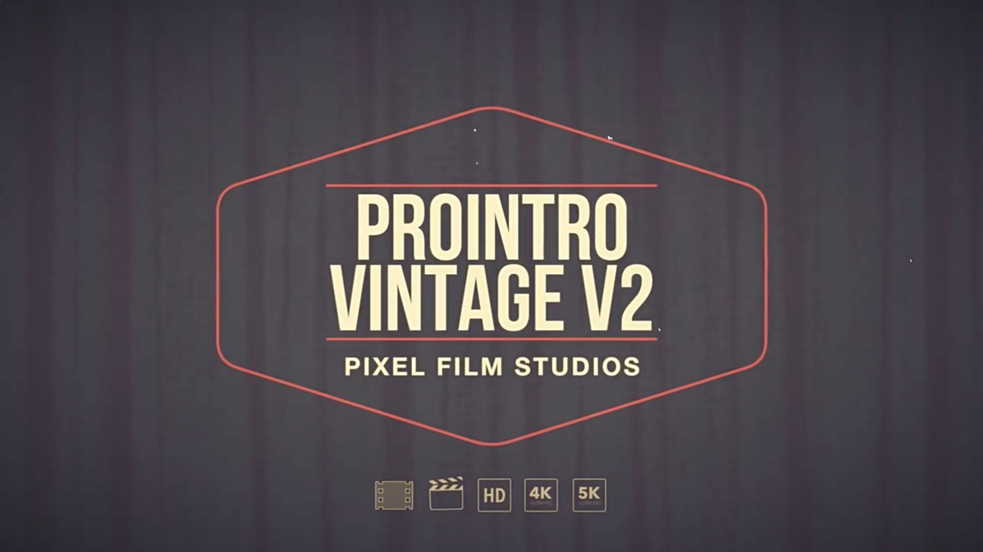 FCPX插件：30种复古文字标题排版设计动画 ProIntro Vintage V2