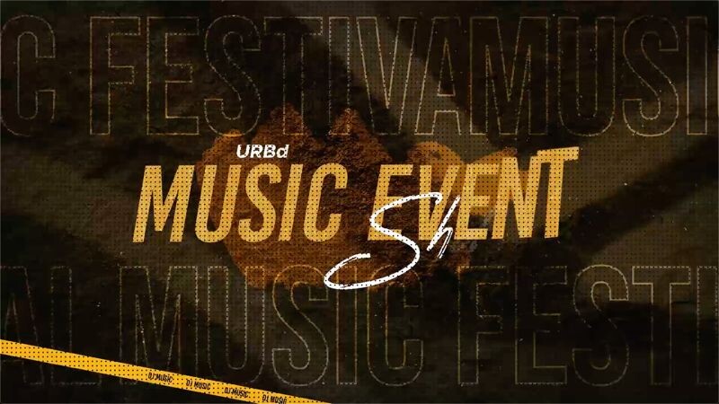 Urban DJ Music Event Show(城市 DJ 音乐活动表演ae模版)