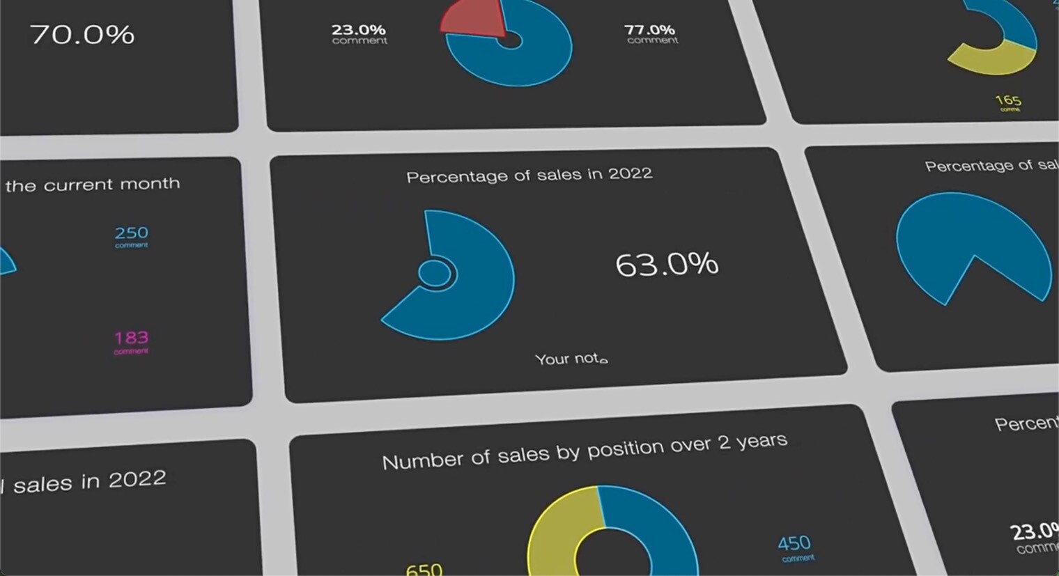 AE模板-90种公司企业饼状图数据展示动画 Infographic Diagram