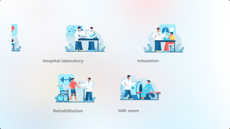 医院实验室-平面概念ae模板