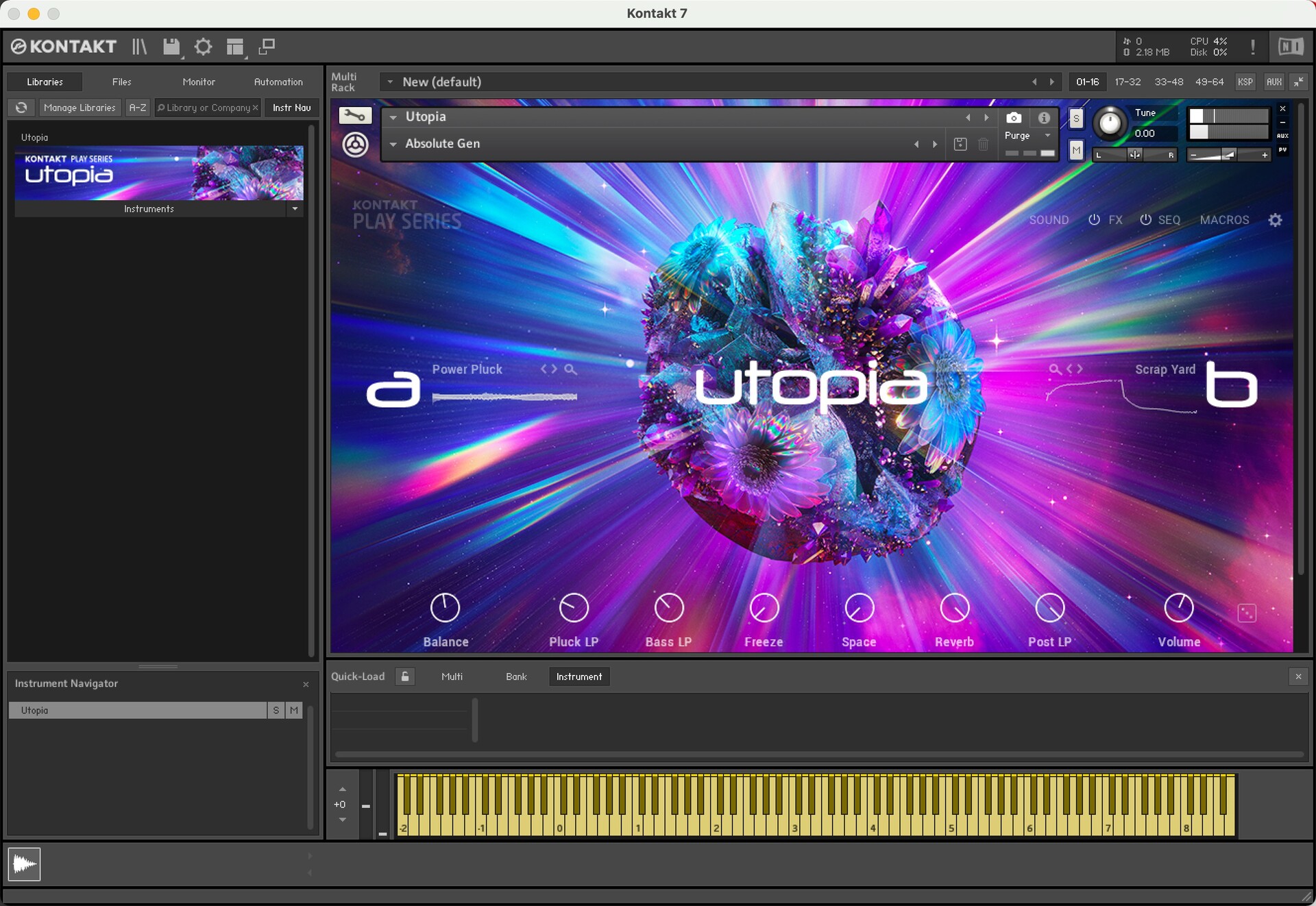  Native Instruments Utopia Kontakt Play Series for Mac(Trance 制作工具包)