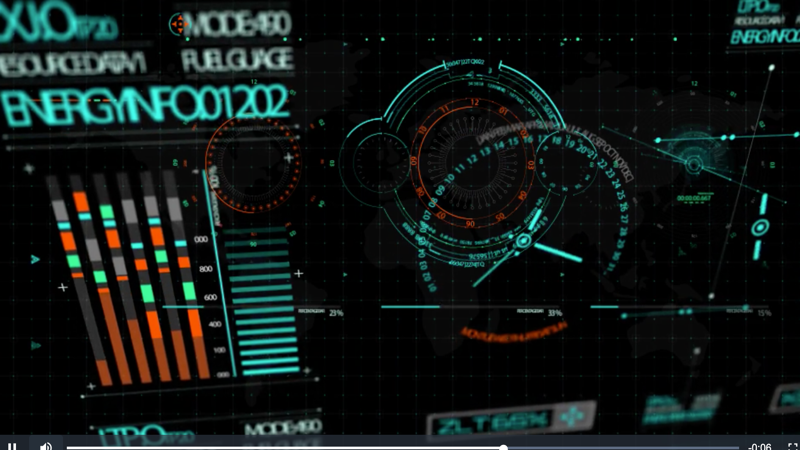 HUD700用户界面屏幕小工具动画ae模板