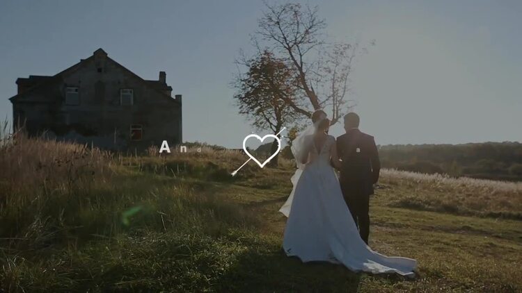 婚礼标题fcpx视频模板