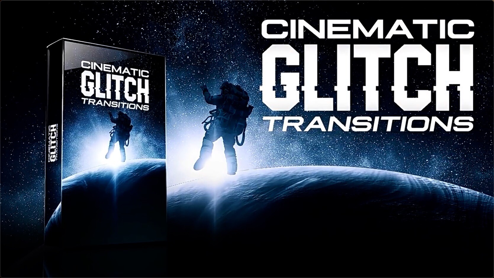 达芬奇模板-高质量电影级画面故障毛刺转场过渡预设 Cinematic Glitch Pack