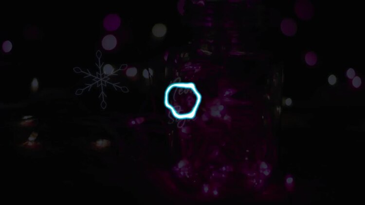 圣诞霓虹灯标题fcpx视频模板