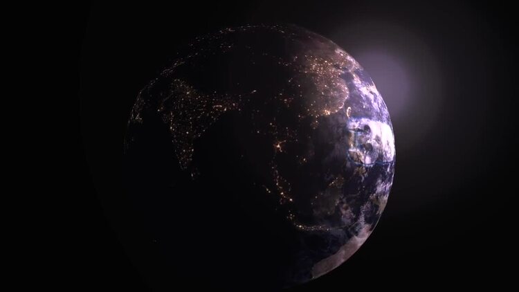 3D 行星地球fcpx视频模板