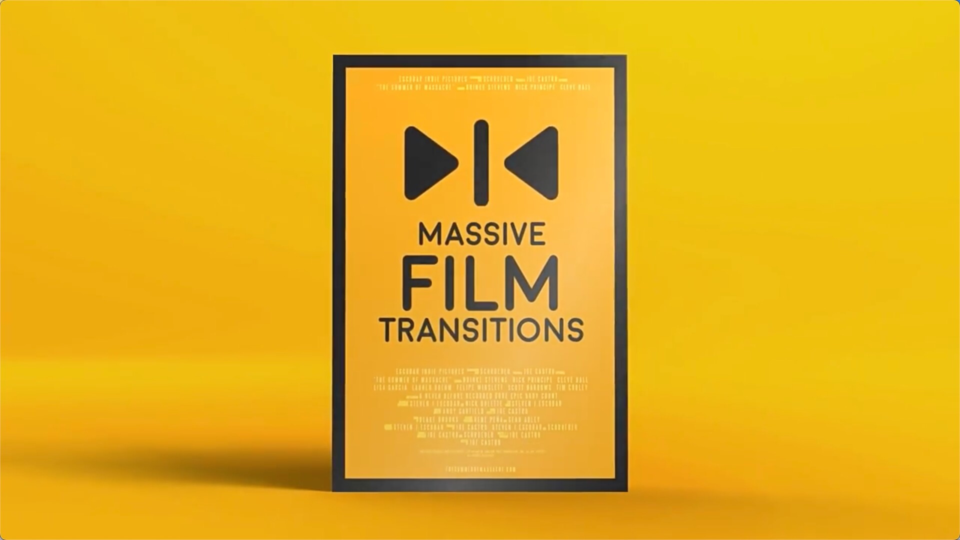 PR模板-35+炫酷复古电影胶片转场过渡Massive Film Transitions