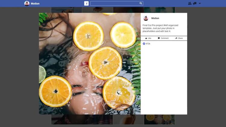 脸书促销fcpx视频模板
