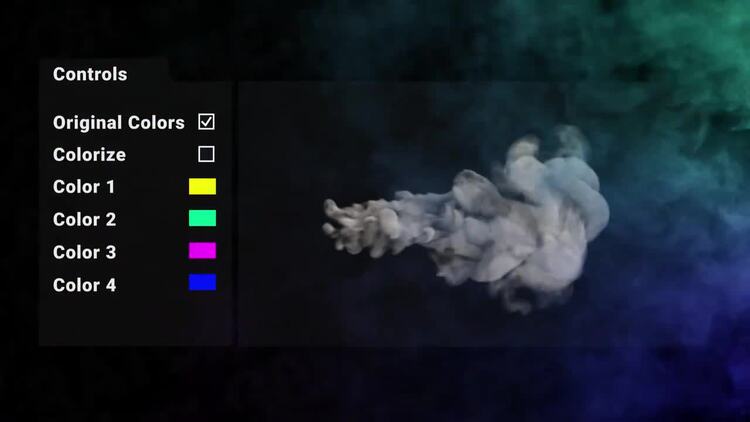 烟与火视觉特效模拟包fcpx视频模板