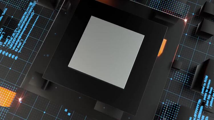 科技立方体标志fcpx视频模板