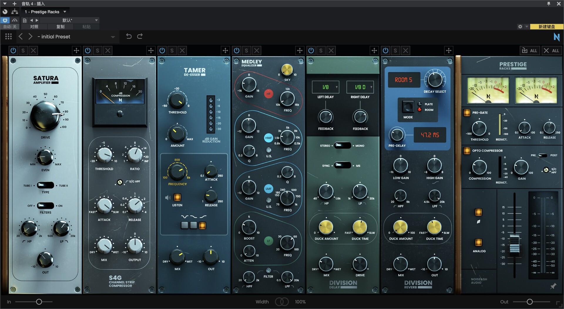 NoiseAsh Audio Prestige Racks for Mac(音频效果处理器)
