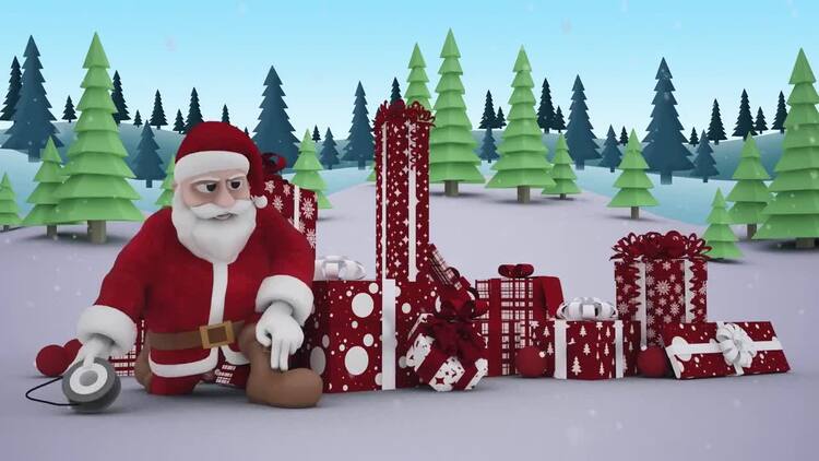 圣诞风格fcpx视频模板