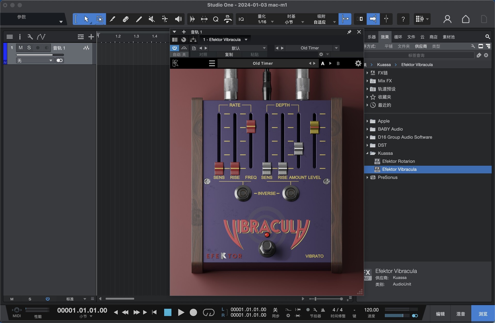 Kuassa Efektor Vibracula for  mac(经典颤音制作插件)