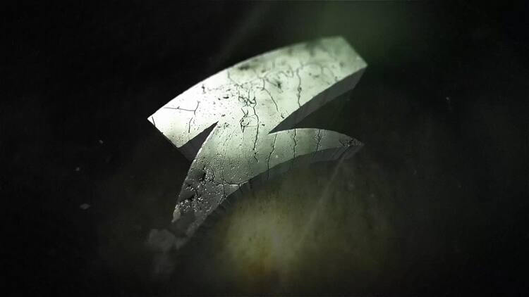 破碎的标志AE视频模版