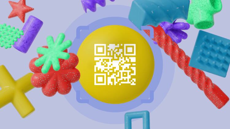 软3D码标识PR模板