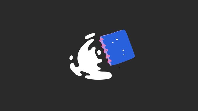 手绘学校用品名称AE视频模版