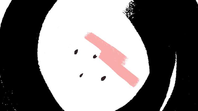 彩色手绘徽标AE视频模版