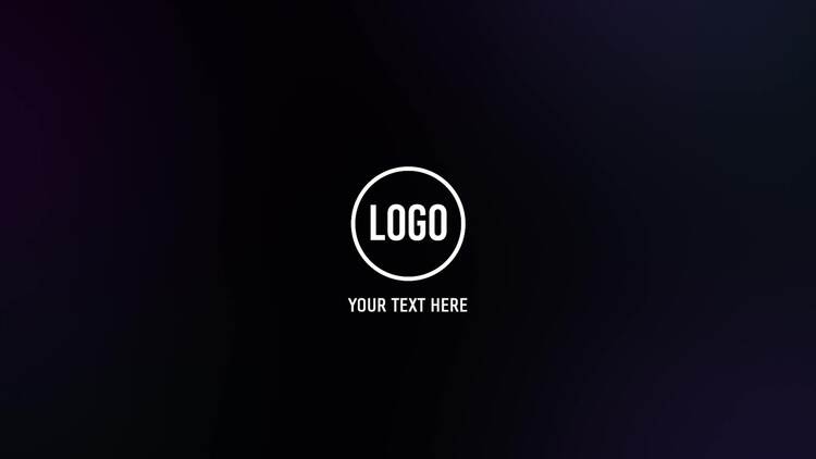霓虹线条LOGO揭示效果fcpx视频模板